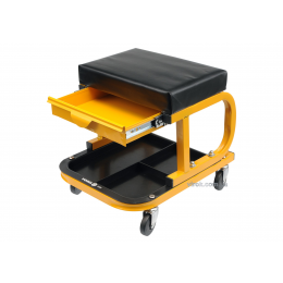 Табурет на колесах VOREL з шуфлядою і полкою для інструментів