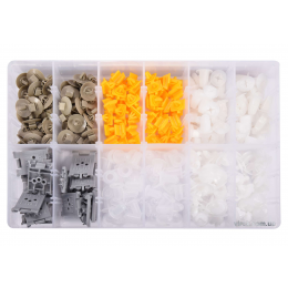 Набір кріплень автомобільної обшивки RENAULT YATO 6 типорозмірів 300 шт