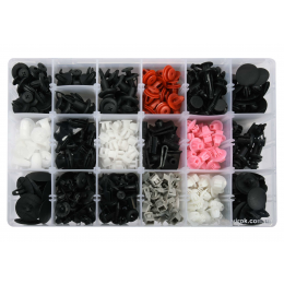 Набір кріплень автомобільної обшивки TOYOTA/LEXUS YATO 18 типорозмірів 360 шт