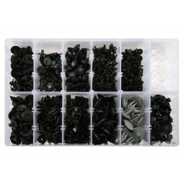 Набір кріплень автомобільної обшивки VOLVO YATO 12 типорозмірів 350 шт