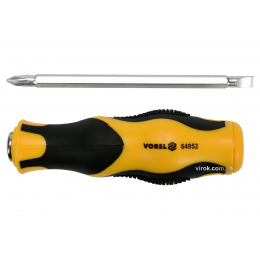 Викрутка-тримач VOREL з насадками двосторонніми PH2 х SL6 мм 115 мм