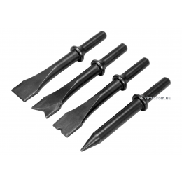 Набір зубил YATO для пневматичного молотка YT-0990 і 81133 120 мм 4 шт