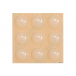 Прокладка силіконова самоклеюча під меблі VOREL 15 мм набір 9 шт