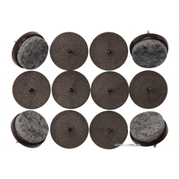 Прокладки пластикові фільцеві на цвях VOREL, 24мм, набір 12шт [16/288]