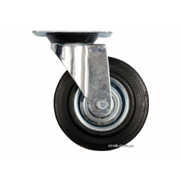 Колесо до візка з обертовою опорою VOREL Ø125 x 34 x 155 мм 100 кг