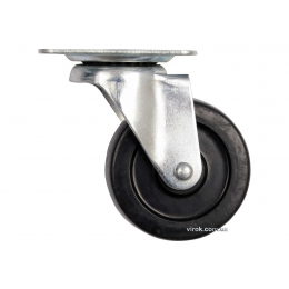 Колесо до візка поліпропіленове з обертовою опорою VOREL Ø40 x 17 x 54 мм 20 кг