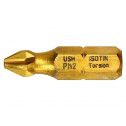 Насадка викруткова з титановим покриттям USH 1/4