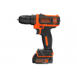 Шуруповерт-дриль акумуляторний Black+Decker Li-Ion 10.8 В 1.5 Агод