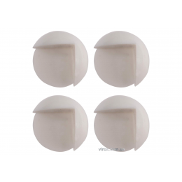 Накладка захисна VOREL кульова, для кутів меблів, Набір 4 шт.
