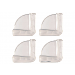 Накладка захисна VOREL плоска для кутів меблів, Набір 4 шт.