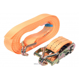 Ремінь для кріплення багажу з тріщаткою VOREL 1000/2000 daN 6 м х 38 мм 2 шт