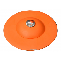 Корок для ванни силіконовий оранжевий FALA Ø= 100 мм