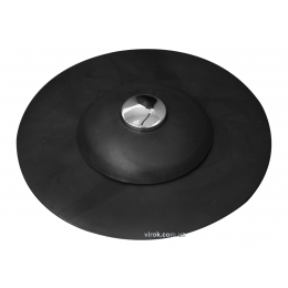Корок для ванни силіконовий чорний FALA Ø= 100 мм