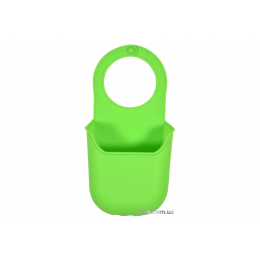 Органайзер для губки підвісний силіконовий зелений FALA 200 х 100 мм