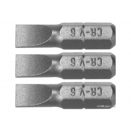 Насадка викруткова STHOR шліц SL6 x 25 мм HEX 1/4