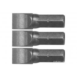 Насадка викруткова STHOR шліц SL8 x 25 мм HEX 1/4