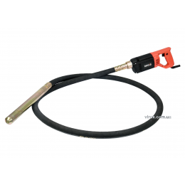 Вібратор для укладання бетону мережевий YATO 1200 Вт 3 м Ø35 мм з булавою