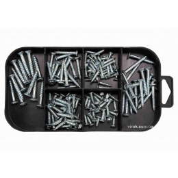 Шурупи оцинковані до дерева YATO 192 шт