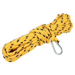 Шнур для очищення димарів VOREL з карабіном, Ø= 8 мм, l= 10 м