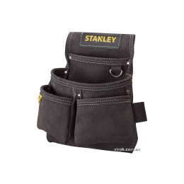 Кишені на пояс замшеві STANLEY 2 для інструментів і 2 для цвяхів