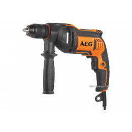 Дриль ударний мережевий AEG 750 Вт + кейс (4935442850)