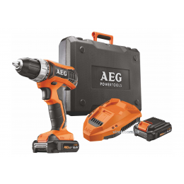 Шуруповерт-дриль акумуляторний AEG Li-Ion 14.4 В 1.5 Агод 32 Нм 10 мм (сталь) + 2 акумулятора і кейс (4935451092)