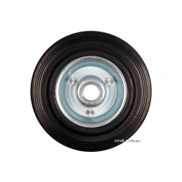Колесо з чорної гуми VOREL Ø200 x 44 мм 150 кг
