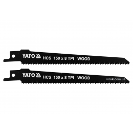 Полотна по дереву до шаблевої пили YATO 150 x 1 мм 8 зубів/1
