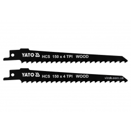 Полотна по дереву до шаблевої пили YATO 150 x 1.2 мм 4 зуби/1