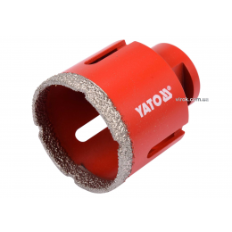 Свердло по кераміці і гресу з алмазним напиленням YATO 51 мм М14