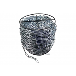 Ланцюг з довгою ланкою оцинкований ТМ 