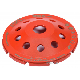 Круг шліфувальний алмазний YATO 125 х 22.2 мм 12200 об/хв M14