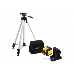 Нівелір лазерний-крос червоний з штативом STANLEY 
