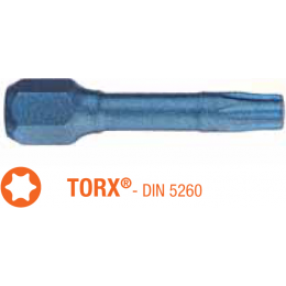 Насадка викруткова ударна BLUE SHOCK USH Torx T20 x TORSION 30 мм 25 шт