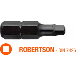 Насадка викруткова INDUSTRY USH ROBERTSON R1 x 25 мм 5 шт