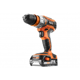 Шуруповерт-дриль акумуляторний AEG Li-Ion 18 В 2 Агод 50 Нм 13 мм (сталь) + 2 акумулятора і кейс (4935459423)
