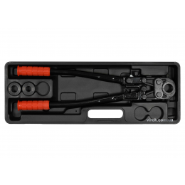 Прес-кліщі для труб YATO 53 см з насадками 3 шт