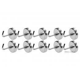 Гачки магнітні YATO 35 x 30 мм 10 шт