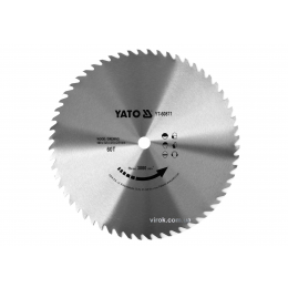 Диск пиляльний по дереву YATO 500 x 32 x 4.5 x 2.9 мм 60 зубців R.P.M до 3000 1/хв