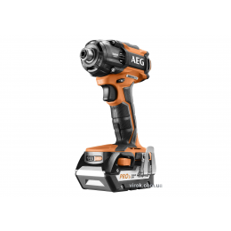 Гайковерт імпульсний безщітковий ударний акумуляторний AEG Li-Ion 18 В 4 Агод 2400 об/хв 73 Нм 1/4