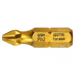 Насадка викруткова з титановим покриттям USH 1/4