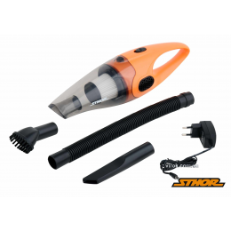 Порохотяг автомобільний акумуляторний STHOR Li-Ion 7.4 В 2 Агод 80 Вт фільтр HEPA + сумка