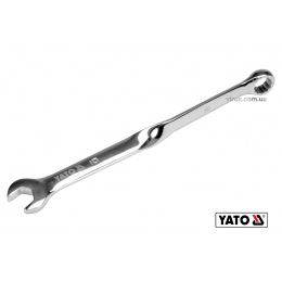 Ключ ріжково-накидний кручений 90° YATO 10 x 165 мм