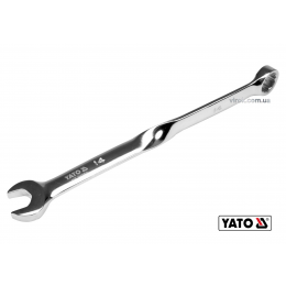 Ключ ріжково-накидний кручений 90° YATO 14 x 216 мм