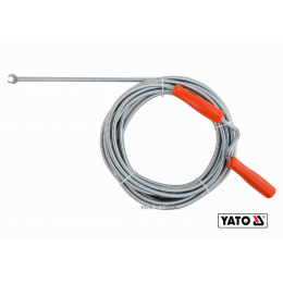 Трос для очищення каналізаційних труб YATO 9 мм x 10 м