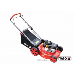 Газонокосарка на 4-х колесах бензинова YATO 2200 Вт 141 см³ 460/25-75 мм