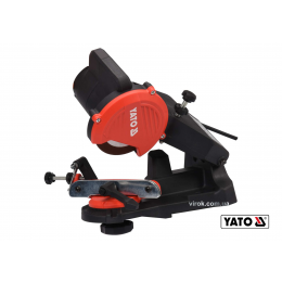 Верстат для заточування ланцюгів мережевий YATO 85 Вт 5500 об/хв 0-35° диск- 108 x 23 x 3.2 мм