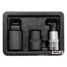 Головки 5-гранні для гальмівної системи авто YATO 1/2