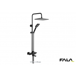 Душовий комплект NOIR 2 FALA зі штивним і знімним розприскувачами
