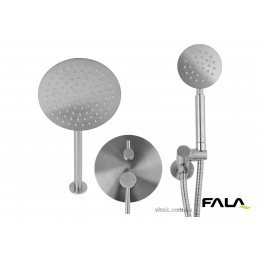 Душовий комплект прихований в стіні STEELY R FALA 2 функції шланг 1.5 м